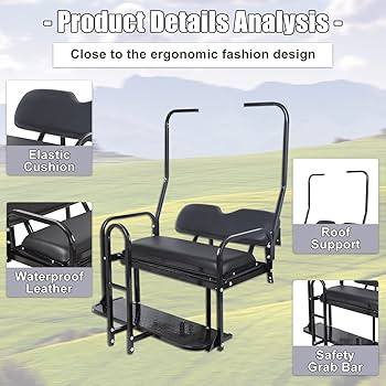 Amazon.com: Flip Folding Rear Back Flip Seat Kit W/Free Grab